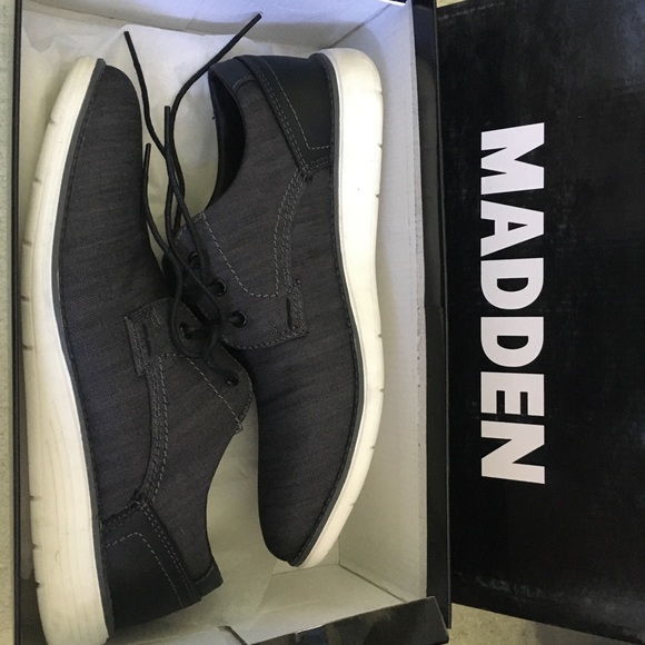 %% MADDEN Men’s Black Shoes Size 9 M-Lovitt City - Picture 2 of 7